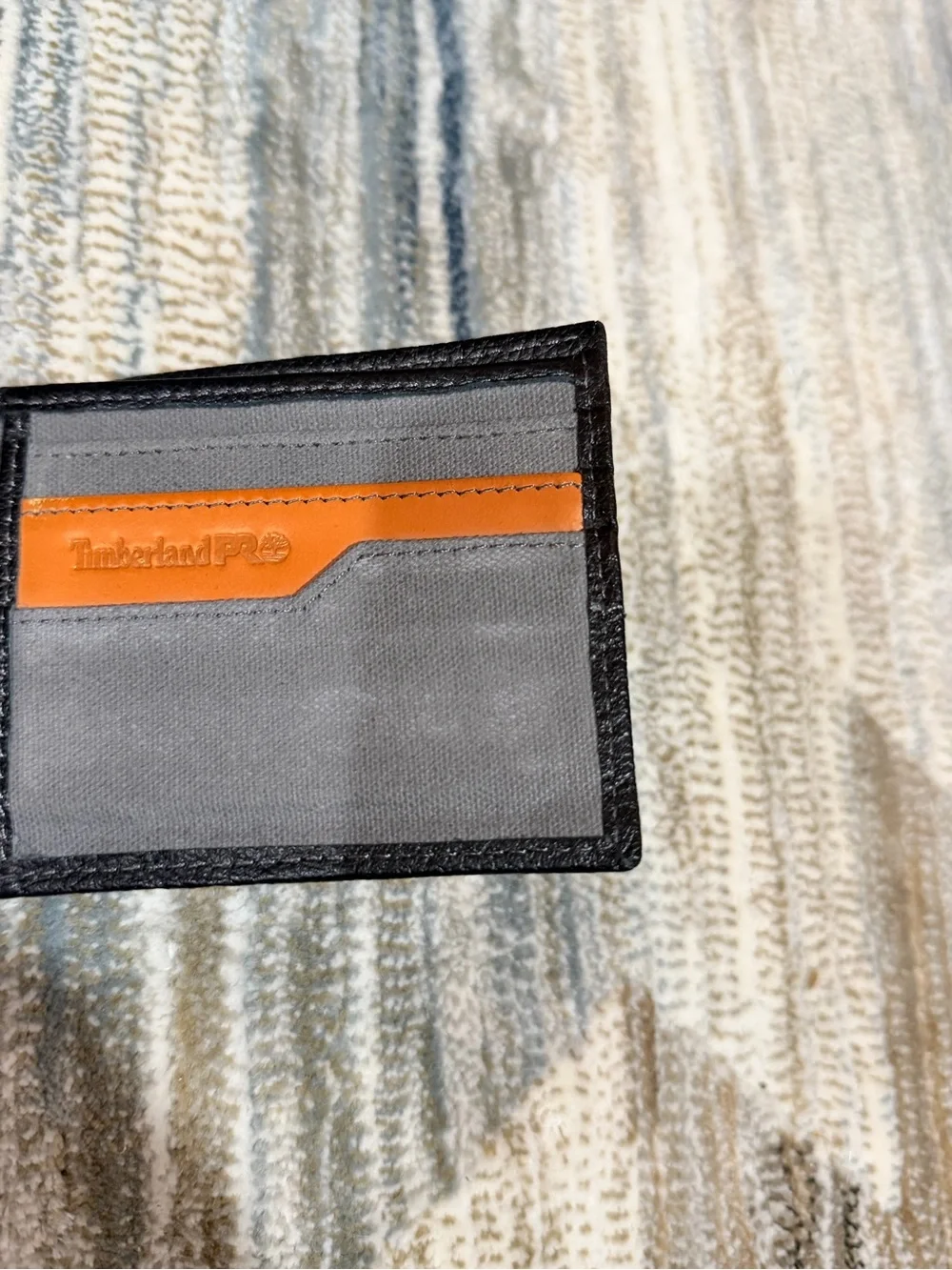 Timberland PRO Brown and Black Leather Bi-Fold Wallet